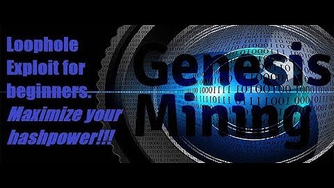 GENESIS MINING LOOPHOLE!!  (Bitcoin, Ethereum, Dash, Litecoin, Monero)