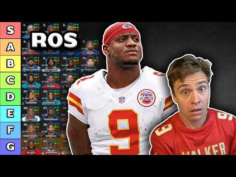 Video: 2026 Running Back Rankings & Tiers (Updated)