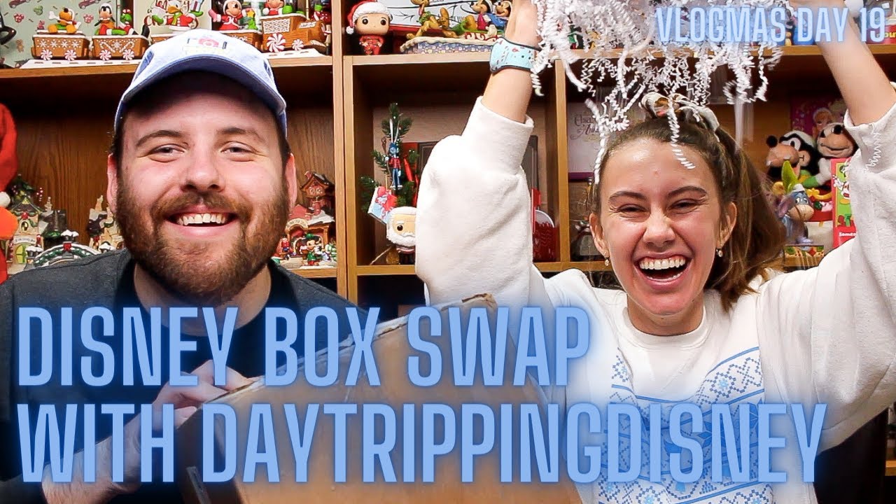 Disney Christmas Box Swap with DayTrippingDisney | Vlogmas Day 19