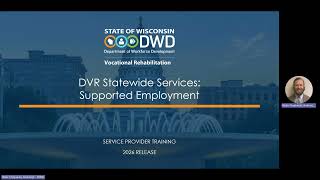 DVR 2026-2028 Customized Employment Video