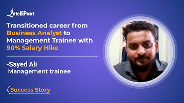 Intellipaat Reviews - R for Data Science | Career Transition | Got 90% Salary Hike - Sayed Ali