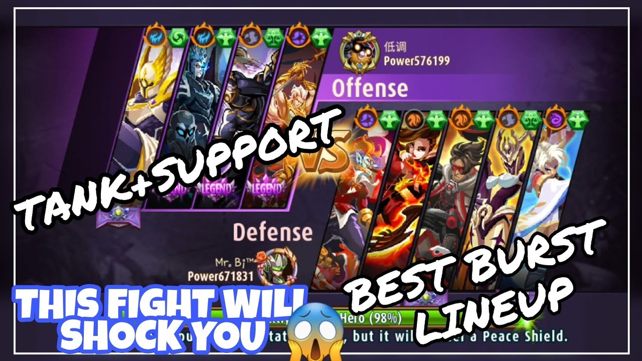 Magic Rush : Best Phys Burst Lineup Worst Defeat Ever 🤣