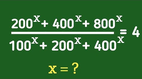 ll A nice exponential problem ll find the value of x ll #mathproblem #exponential #maths 