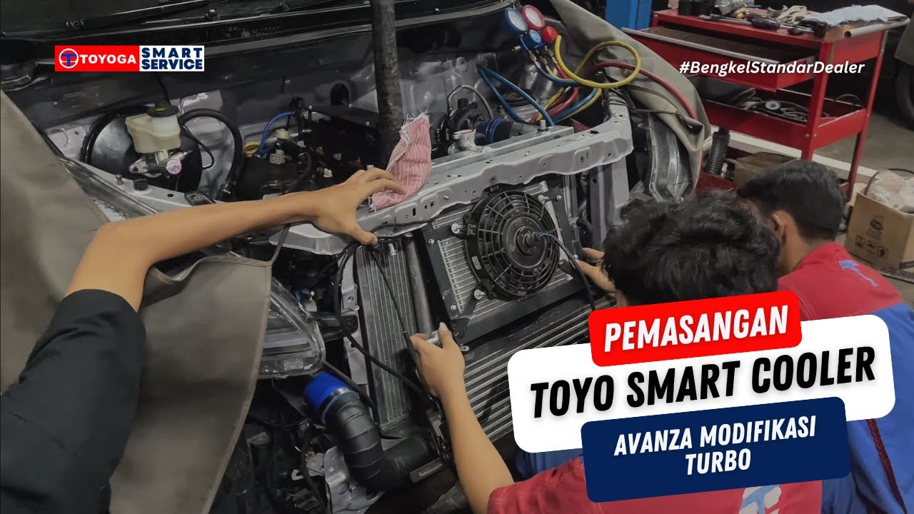 PEMASANGAN INTERCOOLER CVT || TOYO SMART COOLER DI AVANZA FULL MODIFIKASI TURBO