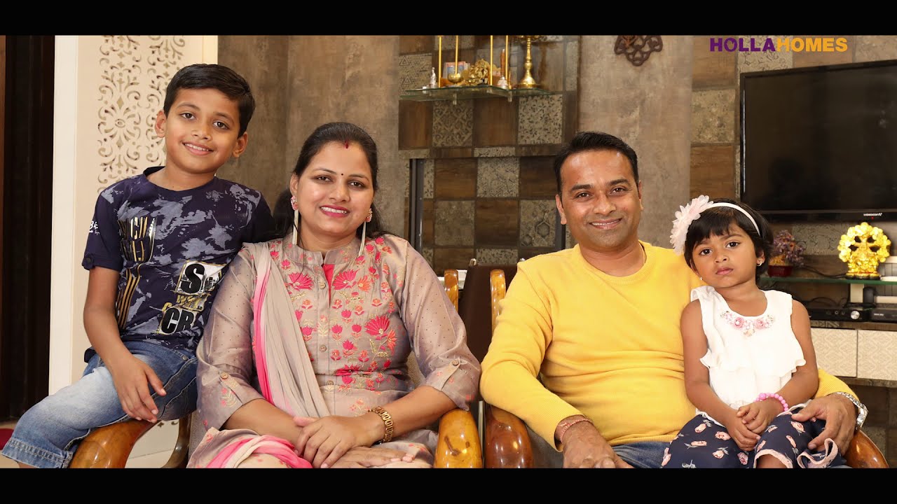 2 Bhk Flat Interior Design Navi Mumbai Design By Hollahomes Com Youtube