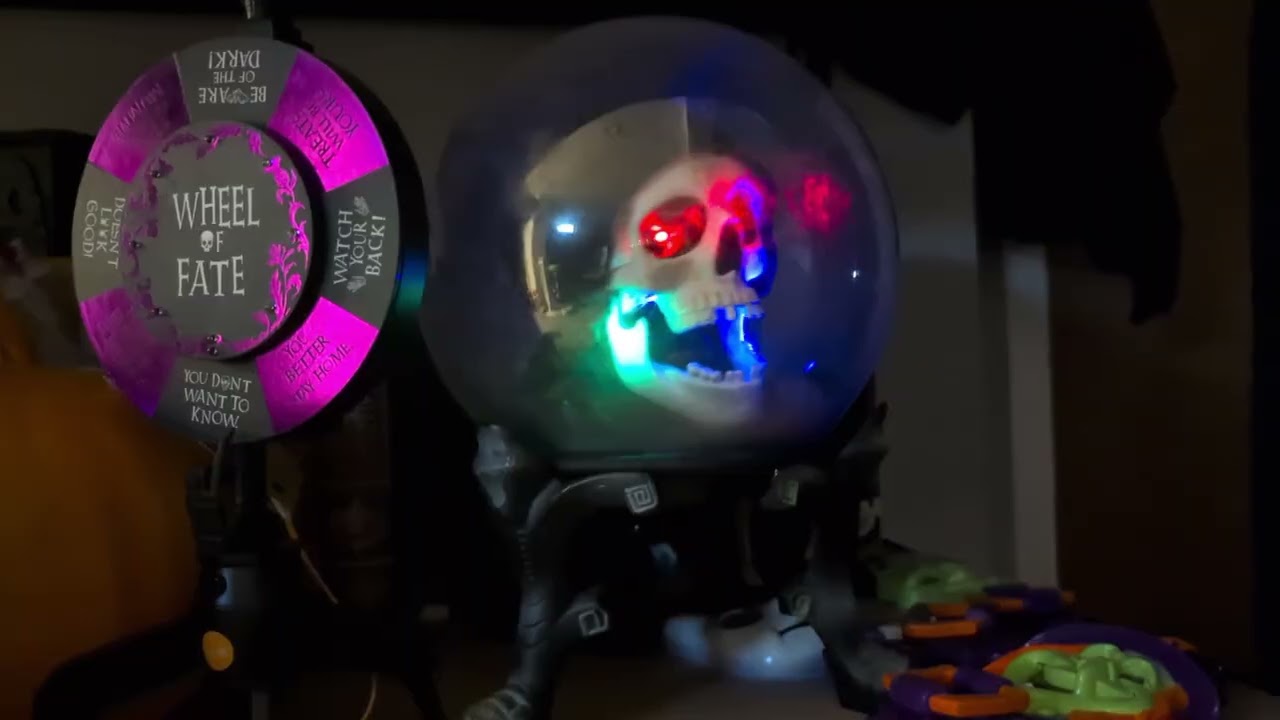 Reprogrammed Gemmy Spirit Ball w/ unused phrases readded