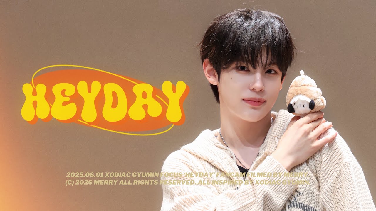 [4K] 250601 소디엑 (XODIAC) - ‘HEYDAY’ | 규민 직캠 GYUMIN Focus fancam - YouTube