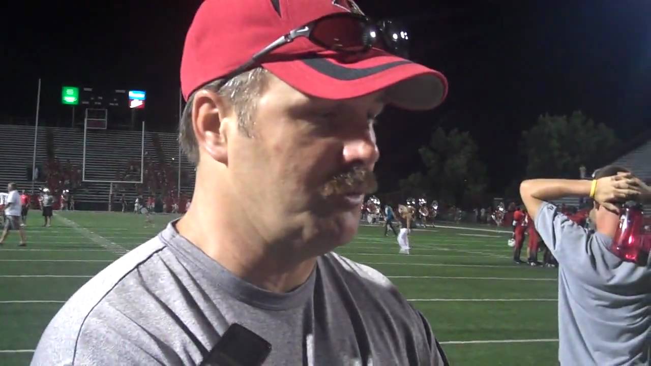 Coach Spack in the Media Huddle after Passages Scrimmage