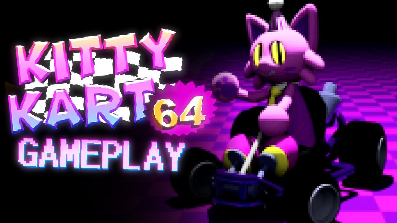 KITTY KART 64 Full Walkthrough & Ending (Demo Showcase) YouTube