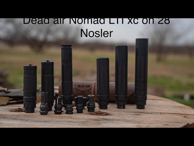 Dead Air Silencers Nomad LTI XC & Nomax 33 on Champion arms28