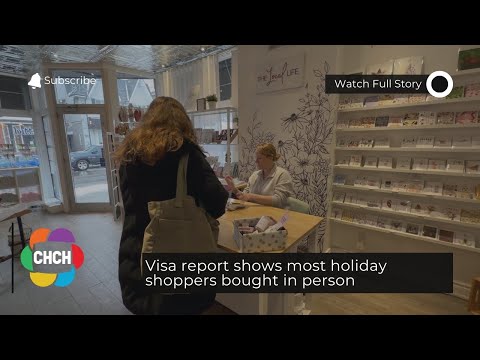 Visa Report Shows Most Canadian Holiday Shoppers Bought In Person 