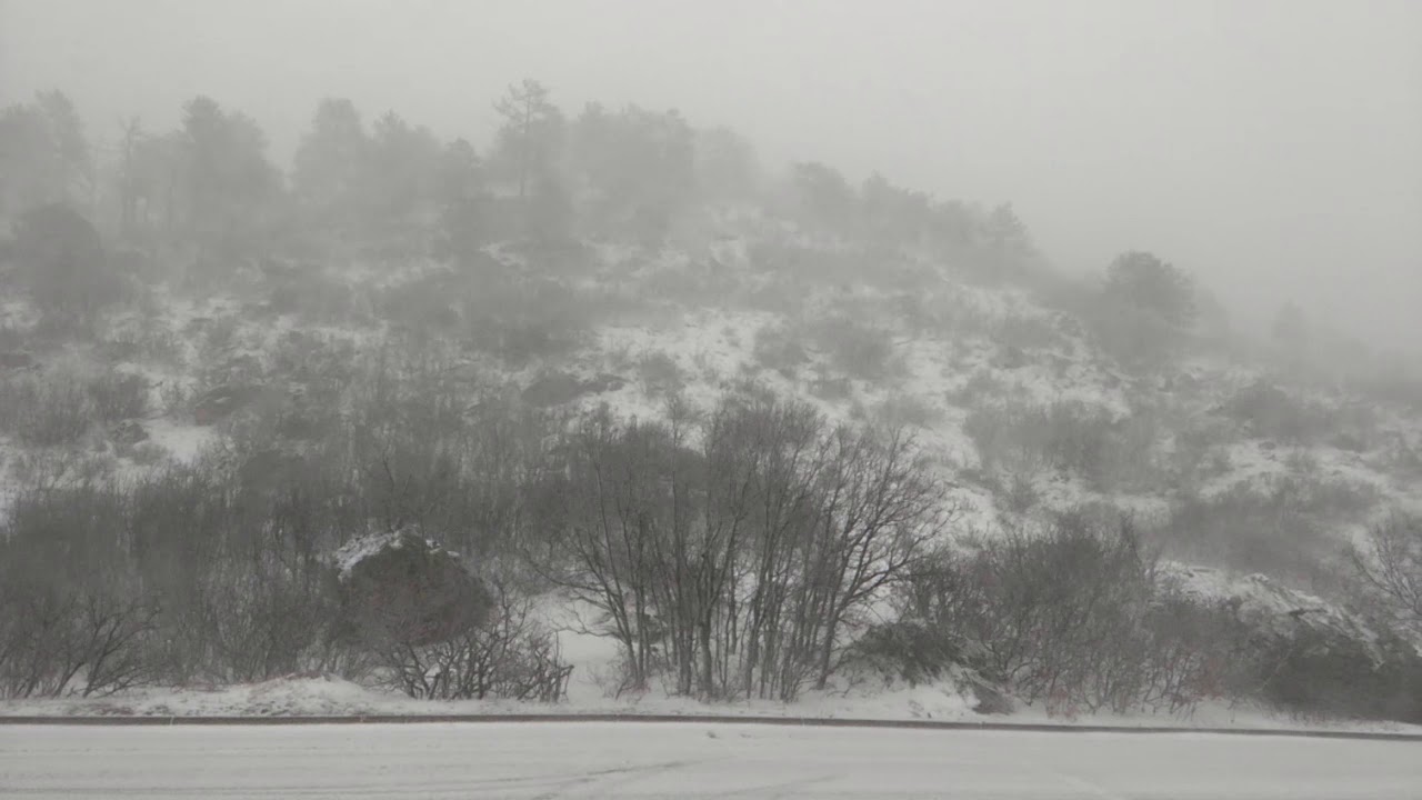 Blizzard Ute Valley Park Colorado Springs, CO - YouTube