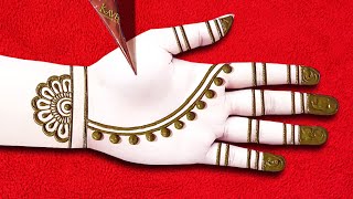 Wedding Special Easy Bridal Mehndi Design-Front Hand Arabic Henna Design for Eid screenshot 3