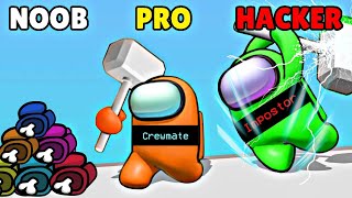 NOOB vs PRO vs HACKER in Imposter Smashers screenshot 4