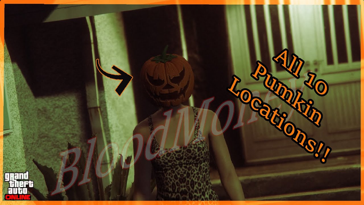 GTA 5 Online All 10 JackO'Lantern Pumpkin Locations (UNLOCK PUMPKIN