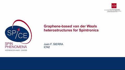 Talks - 2D van der Waals Spin Systems - Juan F. SIERRA, ICN2