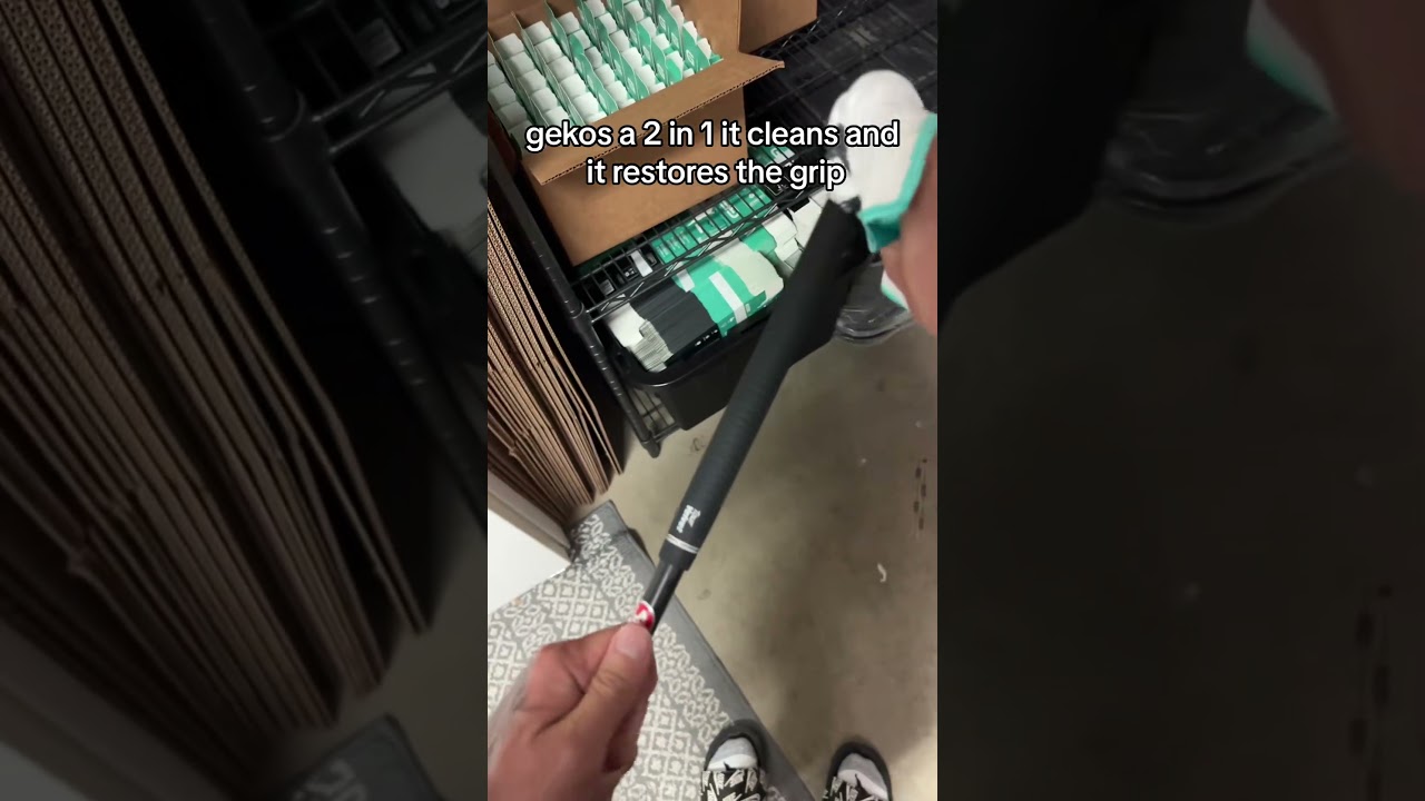 Clean & Restore Golf Grips in Seconds with Geko! 