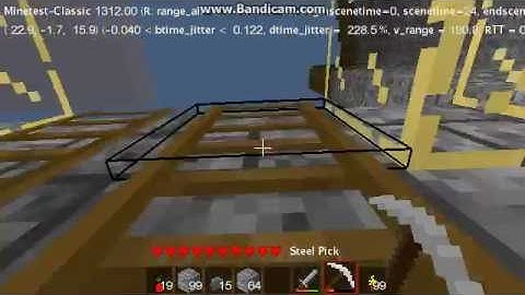 Minetest Classic - Gameplay on my server. My first wide-screen video.