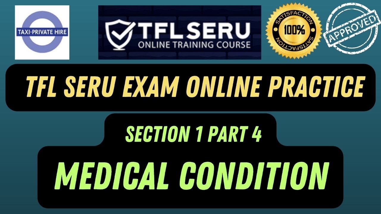 ⁣TFL SERU Test: Section 1 P4 - Private Hire Drivers Licence Practice Questions | tfl seru exam