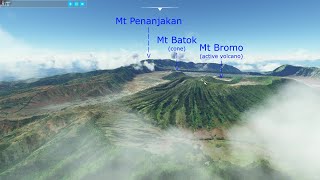 Full MSFS 2020: Tour of Indonesia - Parts Three & Four, Day Five: Java and many many volcanos and craters Update