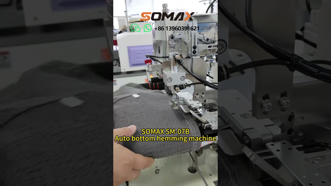 SOMAX SM-07B Auto bottom hemming machine