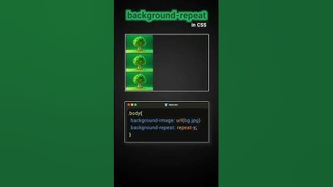 Types of background repeat #css #webdesign