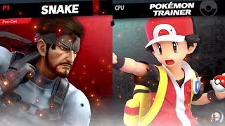 SSBU Requests #44 - Only use Snake's Down Throw on Charizard