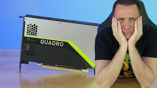 The Quadro RTX 4000 is a waste of money for Plex transcoding
