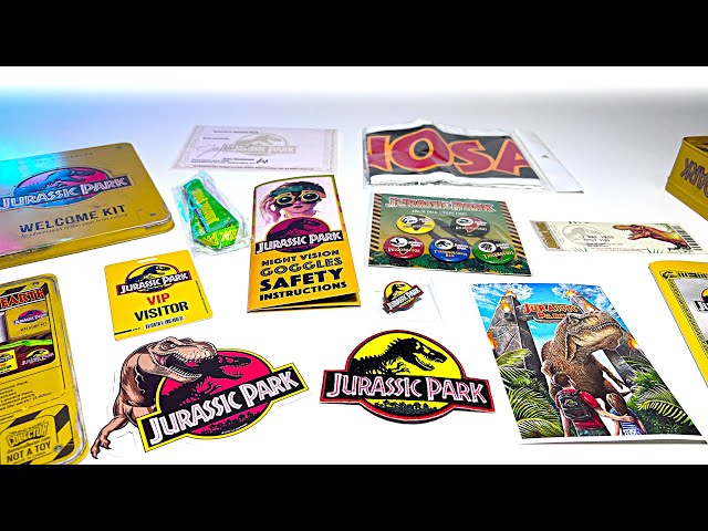 Jurassic Park Welcome Kit Unboxing and Review - YouTube