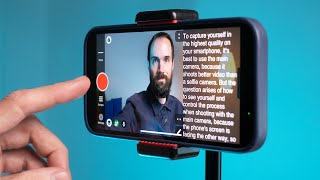 BEST Teleprompter Apps For iPhone And Android || How to Film a Blog From Your Phone screenshot 1