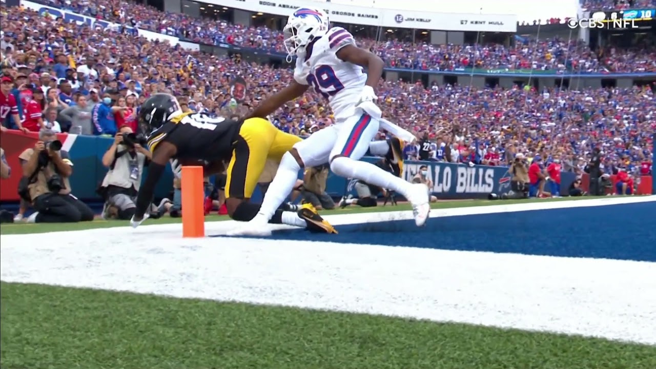 Diontae Johnson INSANE concentration on TD catch