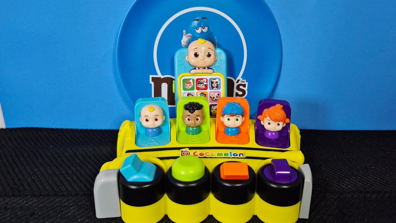 Asmr Cocomelon Pop & Play Pals - Unboxing Toys & Review 