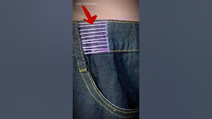 ¡Increíble! Así reducen la cintura de los jeans en segundos