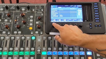 How to Load a Scene on the Behringer X32 Mixing Desk