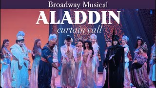 뮤지컬 알라딘 커튼콜Disney Musical Aladdin on Broadway curtain call Michael James Scott,Adi Roy,Sonya Balsara 뮤지컬 알라딘 커튼콜Disney Musical Aladdin on Broadway curtain call Michael James Scott,Adi Roy,Sonya Balsara