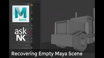 Recovering Maya Empty Scene