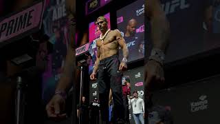 公式計量✅アレックス・ペレイラ🤝185lbs／83.91kg｜イズラエル・アデサニヤ🤝184.5lbs／83.69kg｜決戦は明日👊👊👊 #UFC287