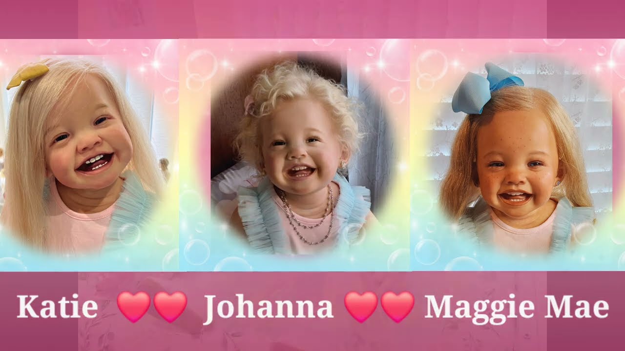 🎀TRIPLETTING w/Suzanne & Holly!🌼Katie, Johanna, & Maggie Mae's FANCY NEW DRESS (See Description)