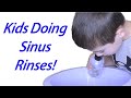 Pediatric Nasal Rinse - How a Sinus Rinse is Performed in Kids!