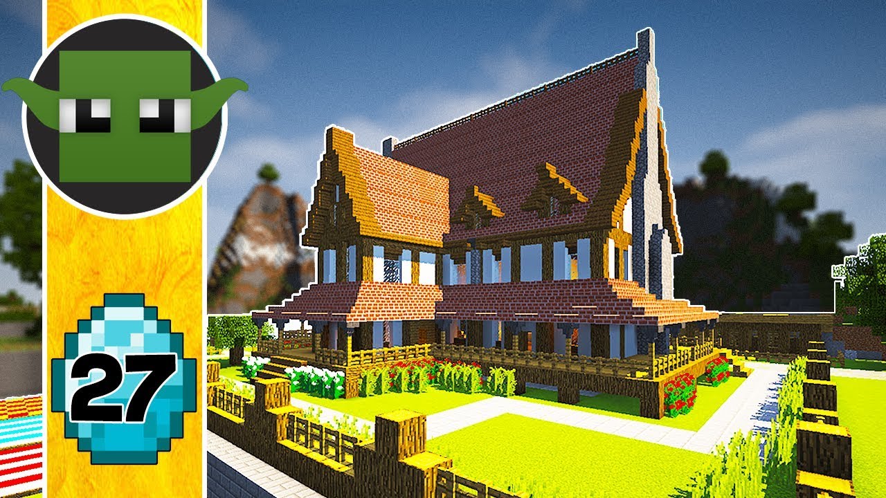 MINECRAFT INN Transform A Minecraft Village Into A Town E27 YouTube