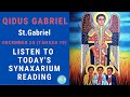 Listen To Today S Synaxarium Qidus Gabriel St Gabriel