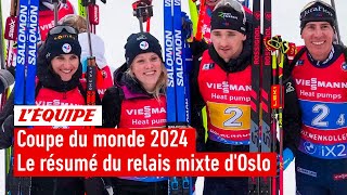Biathlon - La France a survolé le relais mixte de l'étape de Coupe du monde d'Oslo