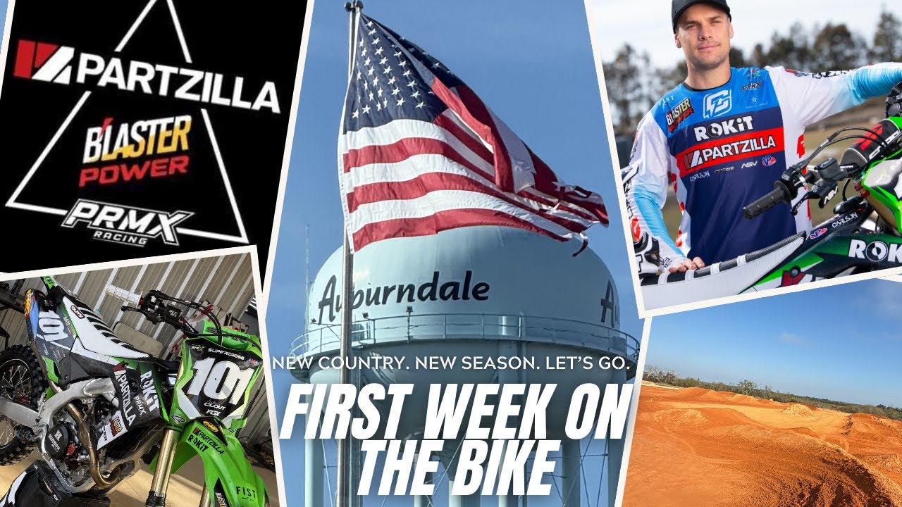 First days on the bike stateside for Luke Clout 🇺🇸