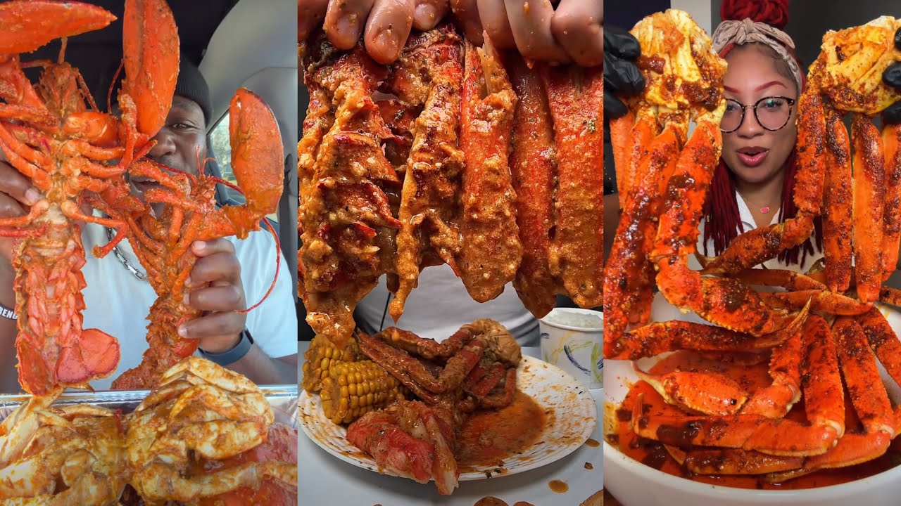 TikTok Mukbang compilation | Seafood boil Mukbangs | Mukbangs 4life