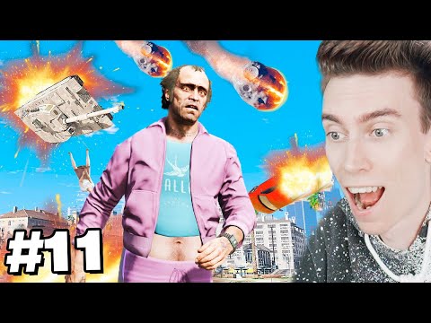 Прохождение GTA 5 с CHAOS MOD! #11 ► Самое УГАРНОЕ ограбление, что я видел!