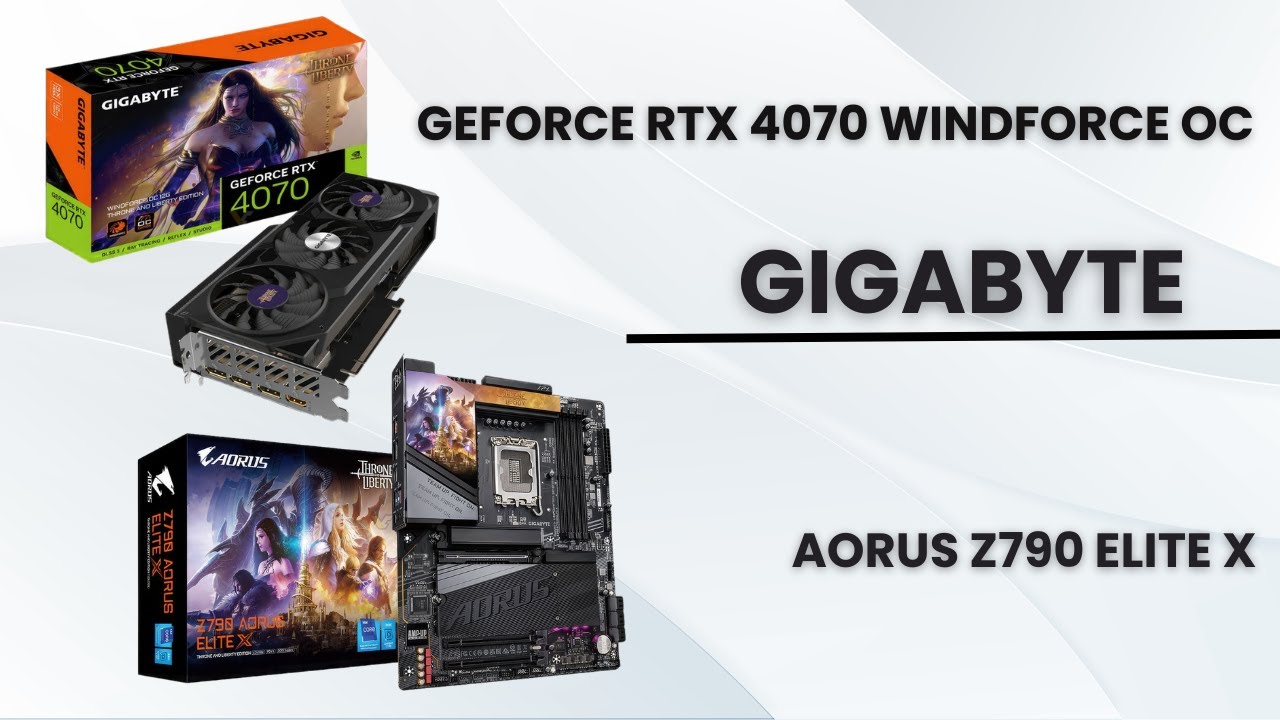 Gigabyte to launch GeForce RTX 4070 WindForce Throne & Liberty