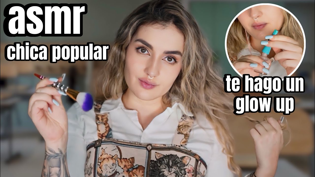 asmr LA POPULAR DEL SALÓN TE PEINA y te MIMA Ale ASMR español Atención Personal