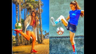 Amazing Skills Lisa Zimouche  Freestyle ball Compilation! #2