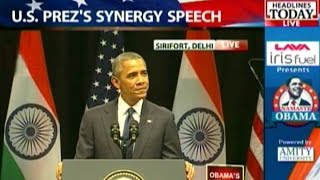 Obama's full speech at Siri Fort
