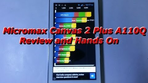 Micromax Canvas 2 Plus A110Q Hands on and Review [HQ]